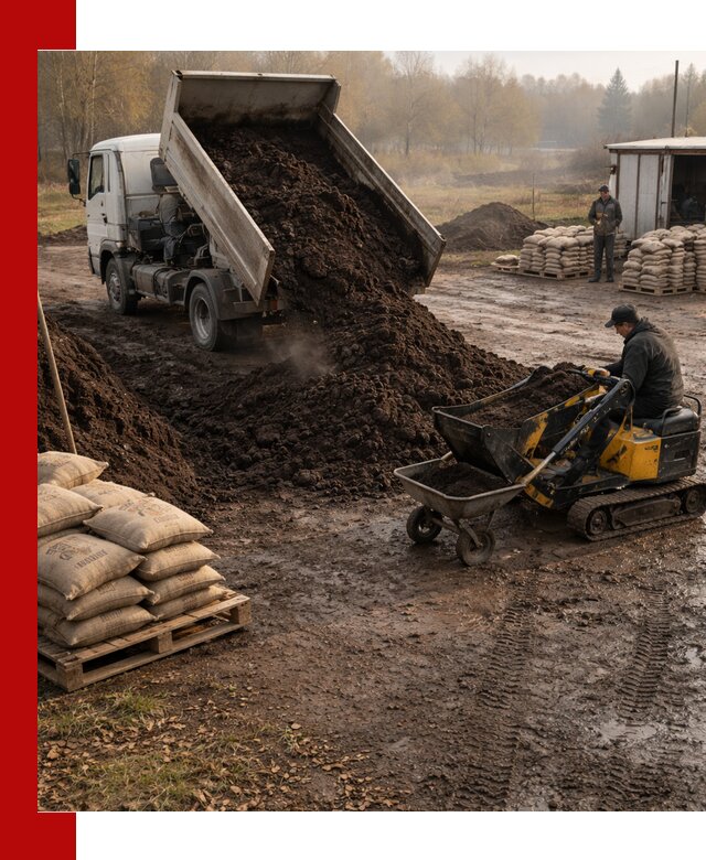 Кислый торф в доставке по выгодным ценам в Мирном