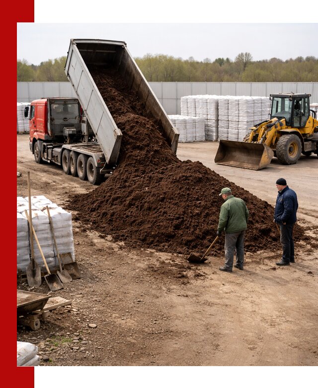 Доставка торфяных смесей оптом и в розницу в Мирном