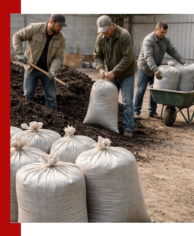 Купить чернозем в мешках с доставкой в Мирном