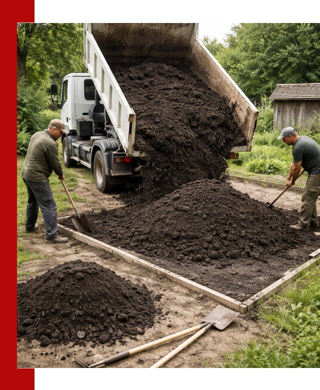 Купить чистый чернозем для огорода с доставкой в Мирном