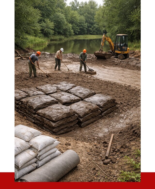 Купить глину для пруда в Мирном от 4549 р. с доставкой | ПРОНЕРУДМир