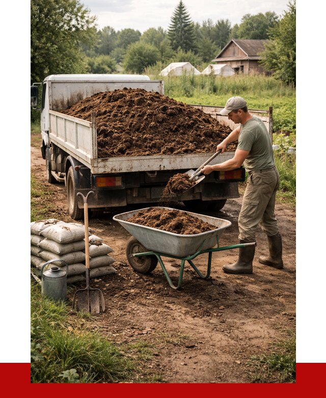 Купить коровий навоз с доставкой в Мирном от 1820 р. | ПРОНЕРУДМир