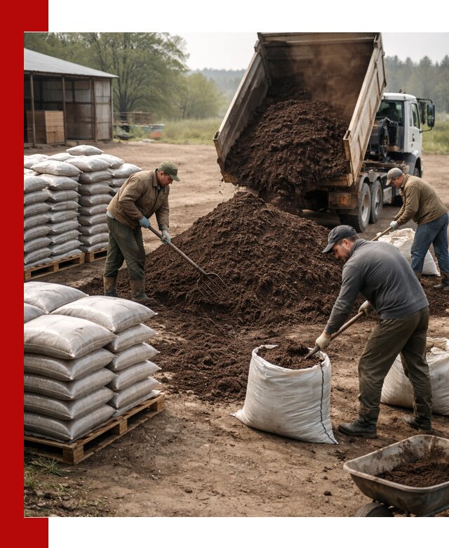 Доставка компоста оптом и в розницу в Мирном