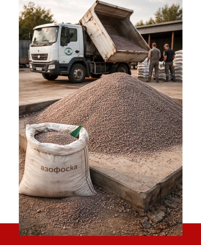 Купить азофоска в Мирном с доставкой от 1213 р. за куб | ПРОНЕРУДМир