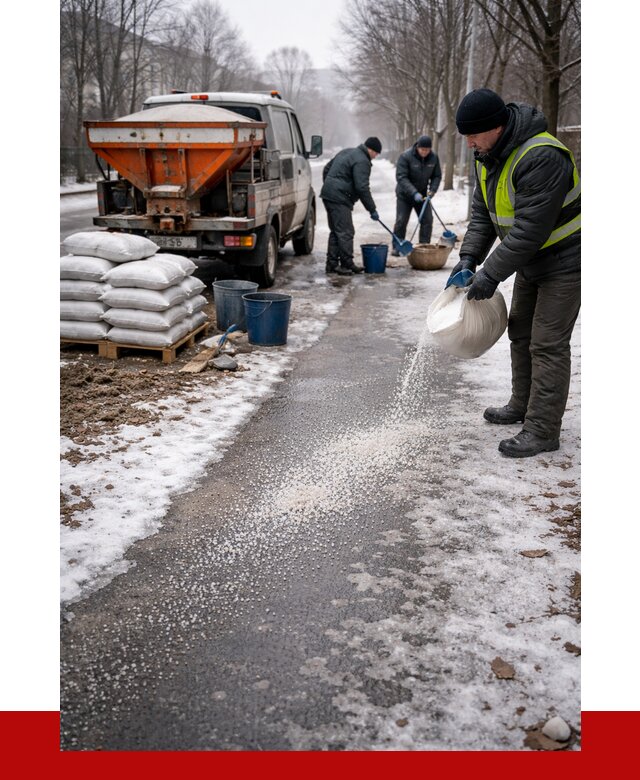Реагент против гололеда в Мирном с доставкой от 4549 р. | ПРОНЕРУДМир