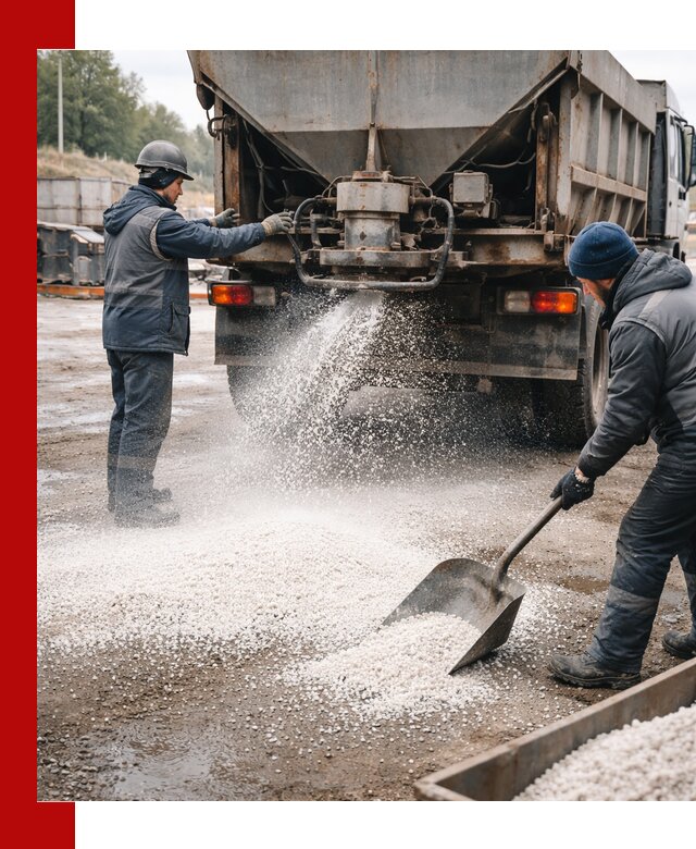 Доставка и продажа хлористого кальция в Мирном