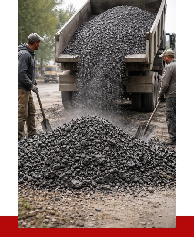 Дробленый асфальт в Мирном от 2831 р. с доставкой | ПРОНЕРУДМир