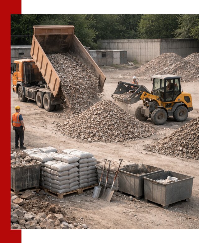 Вторичные материалы для отсыпки в Мирном — поставка и доставка