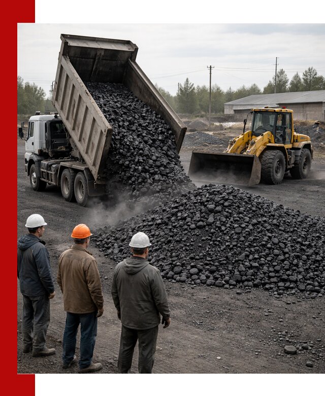 Доставка угля антрацита в Мирном с самосвалами и погрузкой