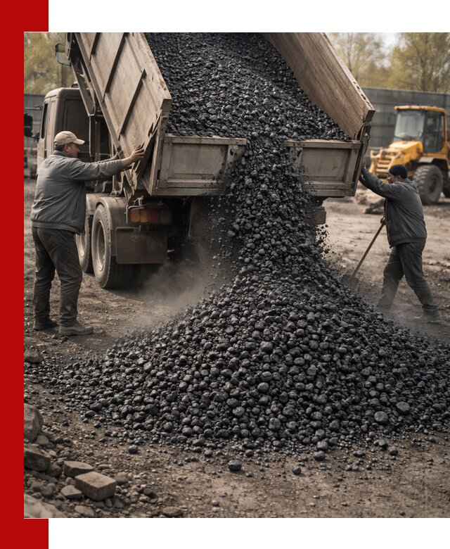 Доставка угля семечка самосвалами в Мирном