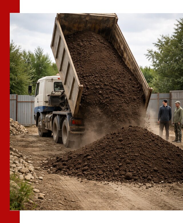 Доставка самосвалом 10 кубов в Мирном быстро и надёжно