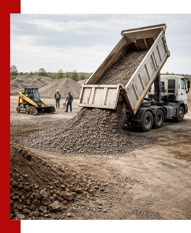 Доставка самосвалом 25 м³ в Мирном быстро и надежно