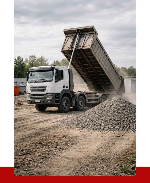 Доставка самосвалом 40 кубов в Мирном от 9098 р. | ПРОНЕРУДМир