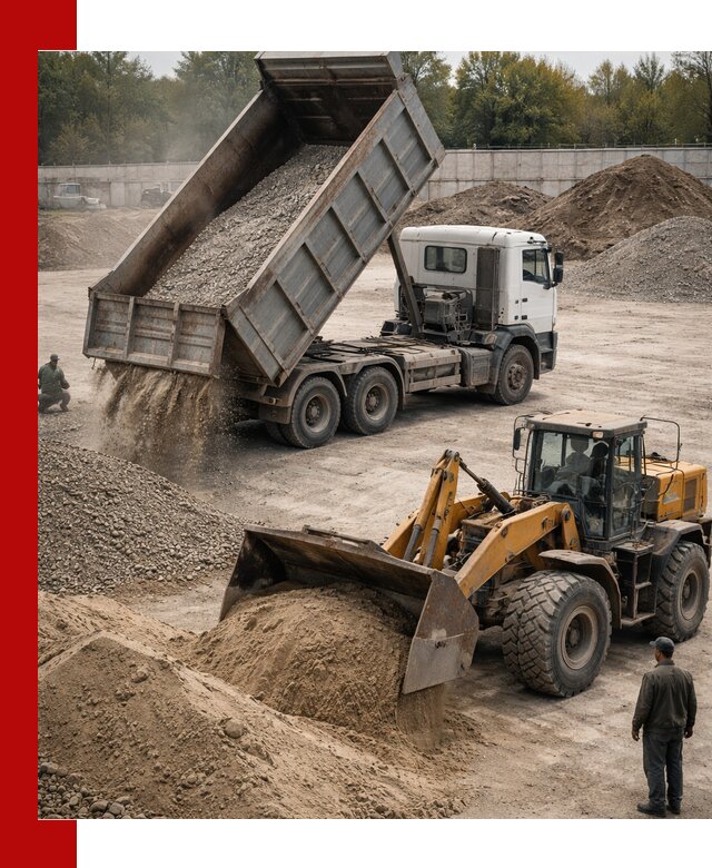 Перевозка сыпучих грузов самосвалами и бортовыми в Мирном