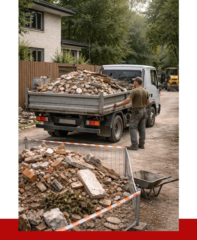 Вывоз строительного мусора с погрузкой в Мирном от 7582 р | ПРОНЕРУДМир