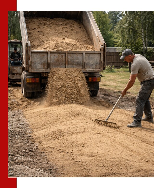 Отсыпка участка песком в Мирном быстро и качественно