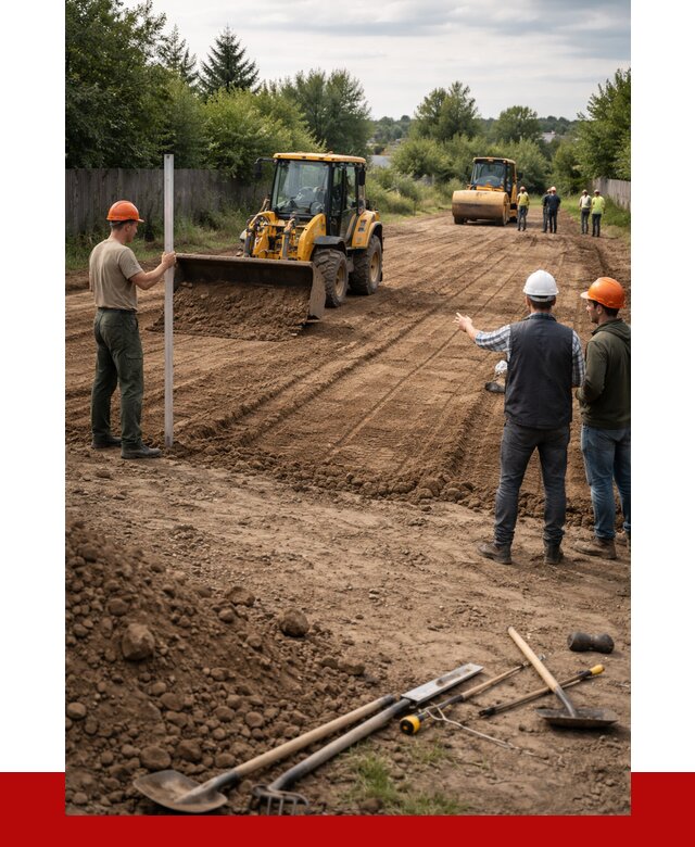 Планировка участка грунтом в Мирном от 4549 р ПРОНЕРУДМир